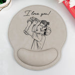 Custom_Photo_Sketch_Line_Art_Fathers_Day_Gift_For_Dad_Husband_Personalized_Mouse_Pad_3