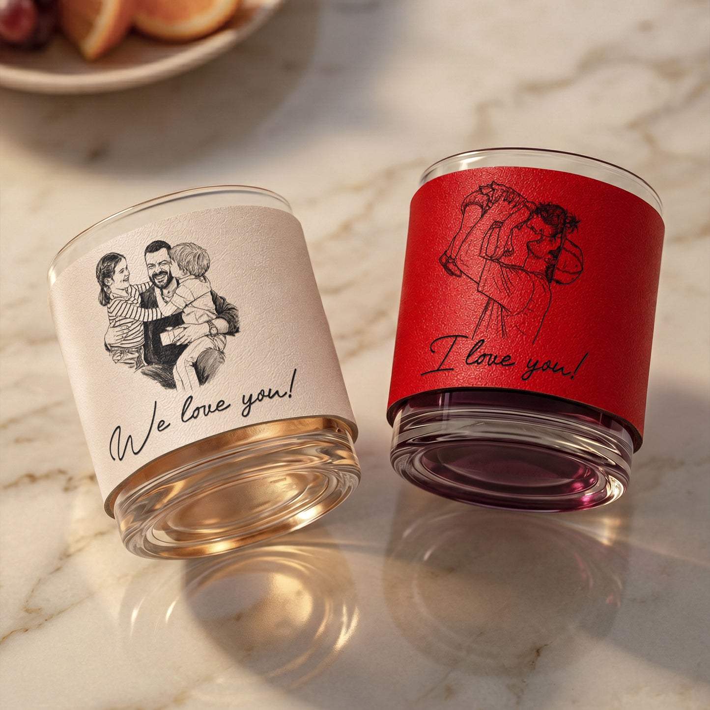 Custom-Photo-Sketch-Line-Art-Fathers-Day-Gift-For-Husband-Daddy-Personalized-Whiskey-Glass-5
