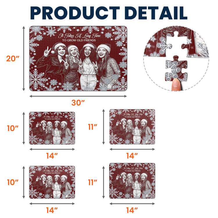 Custom-Photo-Sketch-Line-Art-Friendship-Gifts-For-Her-Christmas-Night-Personalized-Jigsaw-Puzzle-7