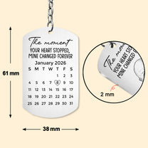 Custom-Photo-Sketch-Line-Art-The-Moment-Your-Heart-Stopped-Memorial-Gift-Personalized-Keychain-4