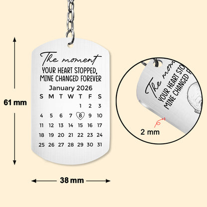 Custom-Photo-Sketch-Line-Art-The-Moment-Your-Heart-Stopped-Memorial-Gift-Personalized-Keychain-4