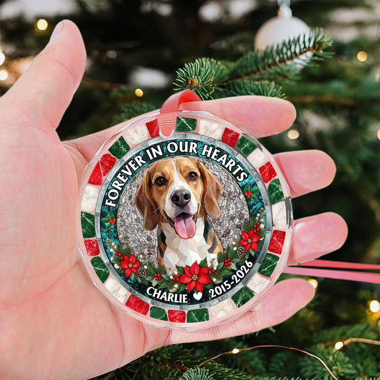 Custom-Photo-Stained-Glass-Art-Forever-In-Our-Hearts-Memorial-Christmas-Gifts-Personalized-Ornament-3