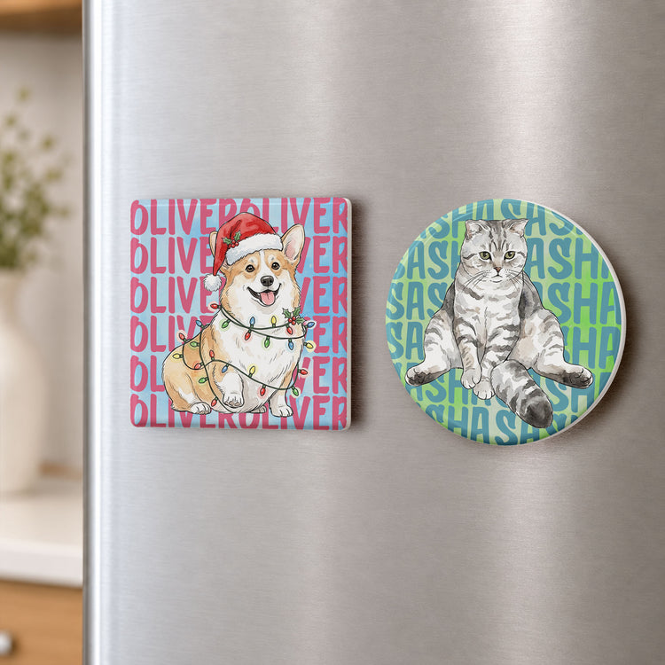 Custom-Photo-Watercolor-Art-Fridge-Decor-Personalized-Magnet-4