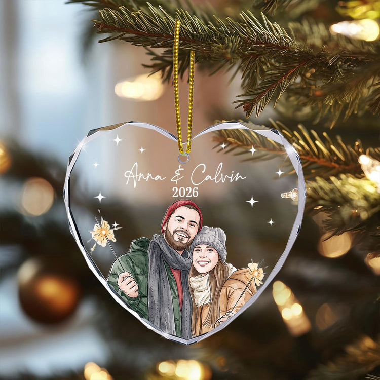 Custom-Photo-Watercolor-Art-New-Version-Our-First-Christmas-Personalized-Ornament