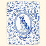 Custom-Photo-Watercolor-Dog-Cat-Pet-Portrait-Toile-Remembrance-Personalized-Blanket-4