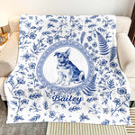 Custom-Photo-Watercolor-Dog-Cat-Pet-Portrait-Toile-Remembrance-Personalized-Blanket-5