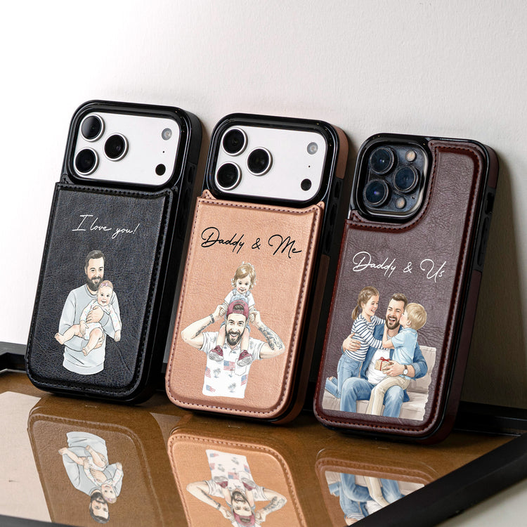 Custom-Photo-Watercolor-Fathers-Day-Gift-For-Dad-Husband-Personalized-Phone-Case-5