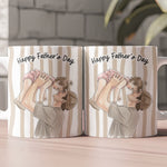 Custom-Photo-Watercolor-Fathers-Day-Gift-For-New-Dad-Husband-Personalized-Mug-5