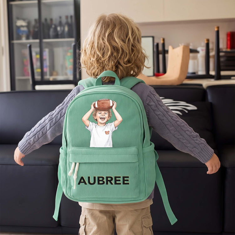 Custom-Photo-Watercolor-&-Name-Colorful-Back-To-School-Gifts-For-Kid-Son-Daughter-Grandkids-Personalized-Backpack-3