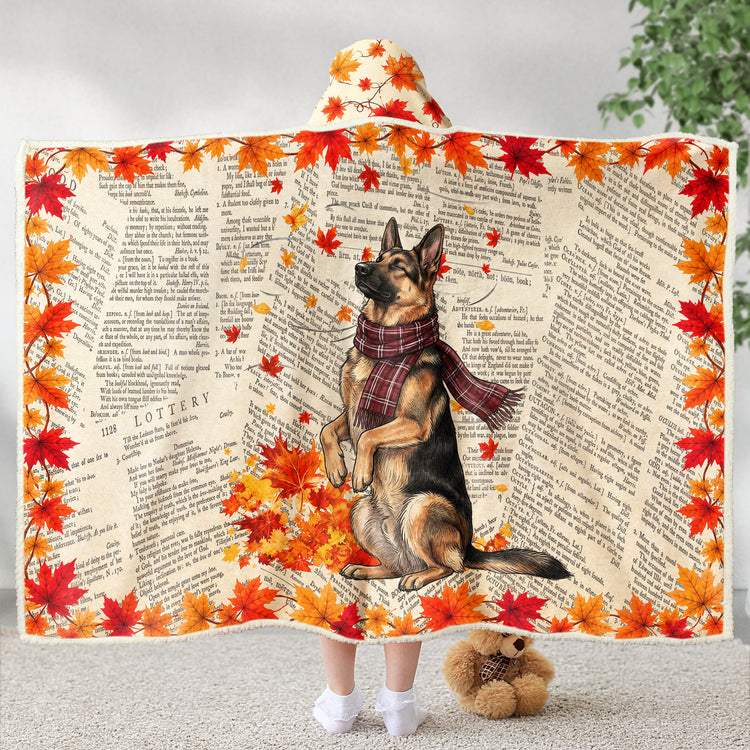 Custom-Photo-Watercolor-Pet-With-Fall-Leaves-Autumn-Lovely-Dog-Cat-Portrait-Personalized-Blanket-1