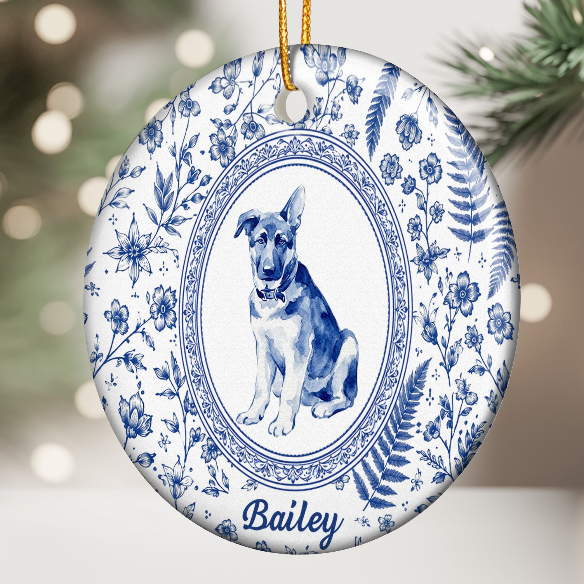 Custom-Photo-Watercolor-Portrait-Christmas-Gift-For-Pet-Lover-Personalized-Ornament-2