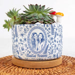 Custom-Photo-Watercolor-Portrait-Gift-For-Friend-Besties-Personalized-Plant-Pot-2