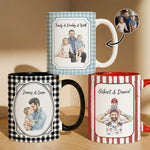 Custom-Photo-Watercolor-Striped-Pattern-Fathers-Day-Gift-For-Dad-Husband-Grandpa-Personalized-Mug-1