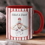 Custom-Photo-Watercolor-Striped-Pattern-Fathers-Day-Gift-For-Dad-Husband-Grandpa-Personalized-Mug-2