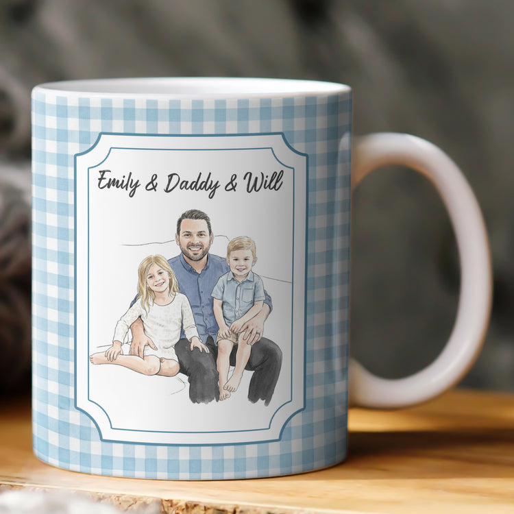 Custom-Photo-Watercolor-Striped-Pattern-Fathers-Day-Gift-For-Dad-Husband-Grandpa-Personalized-Mug-3