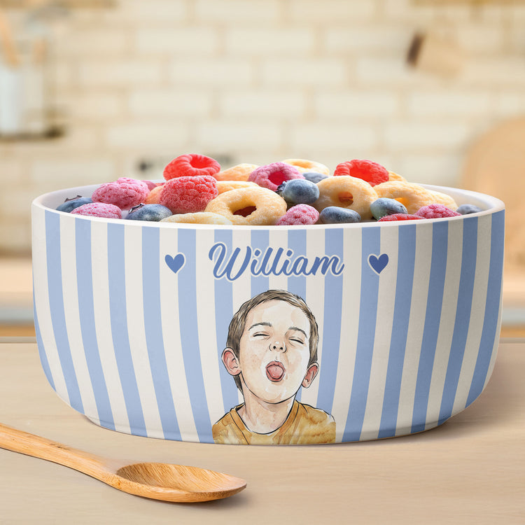 Custom-Photo-Watercolor-Style-Personalized-Ceramic-Bowl-2