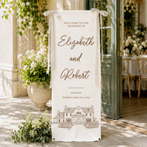 Custom-Photo-Wedding-Venue-Illustration-Drawing-Wedding-Sign-Personalized-Welcome-Sign-4