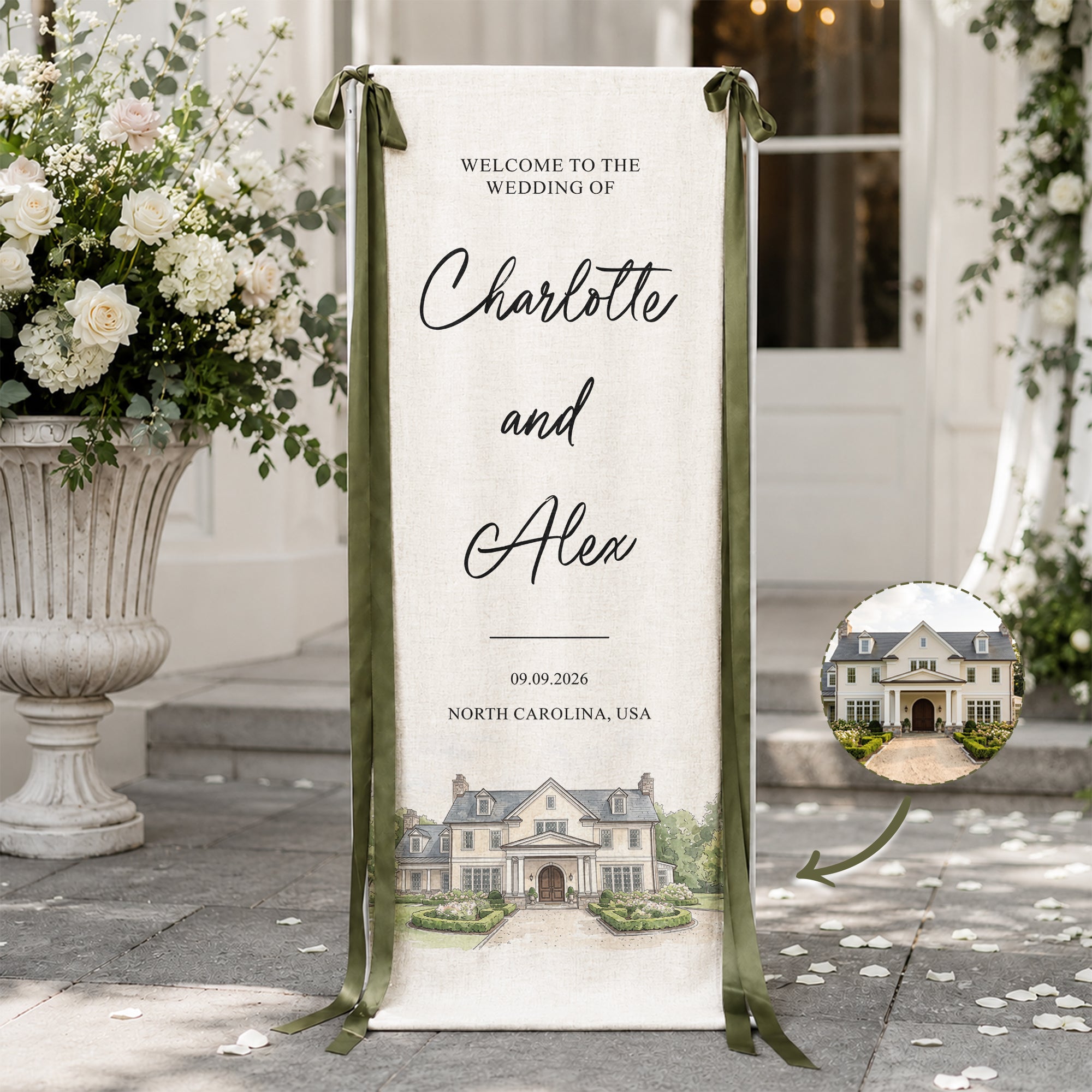 Custom-Photo-Wedding-Venue-Watercolor-Style-Wedding-Sign-Personalized-Welcome-Sign-1