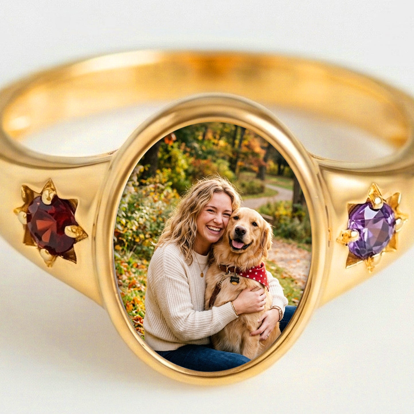 Custom-Photo-With-Birthstones-Memorial-Gift-Personalized-Ring-3