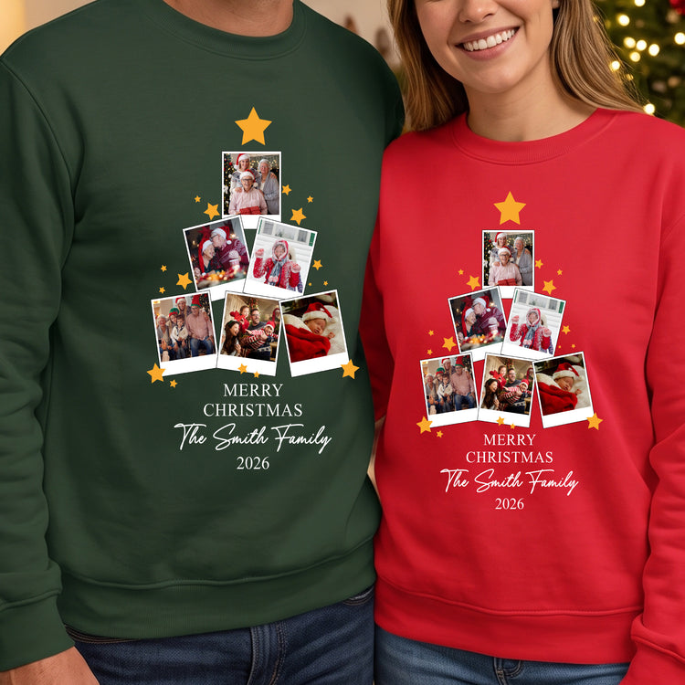 Custom-Photo-Year-In-Review-Family-Matching-Personalized-Shirt-1