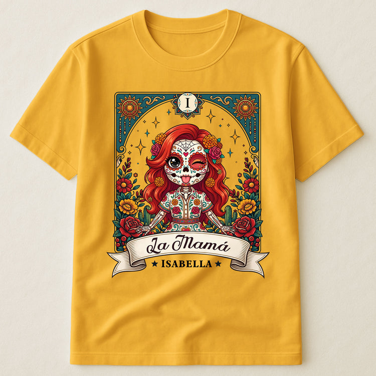 Custom-Portrait-Day-Of-The-Dead-Funny-Mexican-Mom-Wife-Gift-For-Her-Personalized-Shirt-2