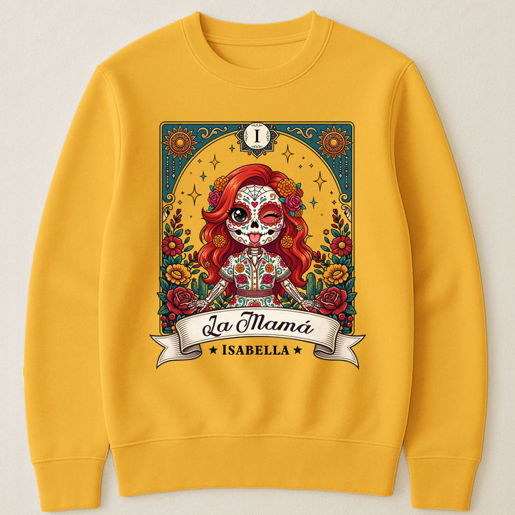 Custom-Portrait-Day-Of-The-Dead-Funny-Mexican-Mom-Wife-Gift-For-Her-Personalized-Shirt-4