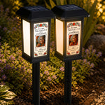 Custom Portrait Day Of The Dead Sympathy Gift - Personalized Solar Garden Light