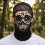 Custom-Portrait-Sugar-Skeleton-Hispanic-Mexican-Flowers-Personalized-Balaclava-Mask-3