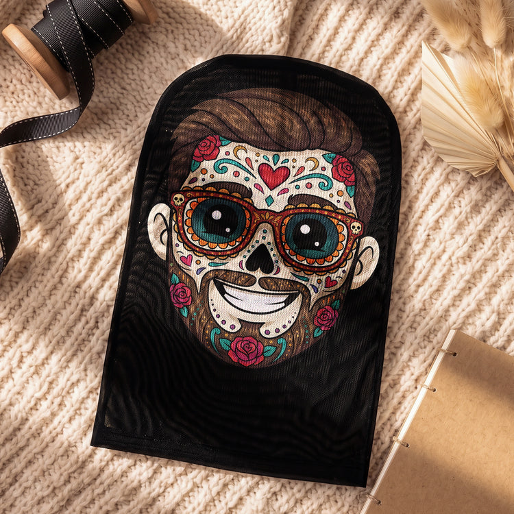 Custom-Portrait-Sugar-Skeleton-Hispanic-Mexican-Flowers-Personalized-Balaclava-Mask-5