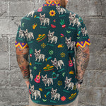 Custom-Portrait-Sugar-Skeleton-Hispanic-Mexican-Flowers-Personalized-Hawaiian-Shirt-4