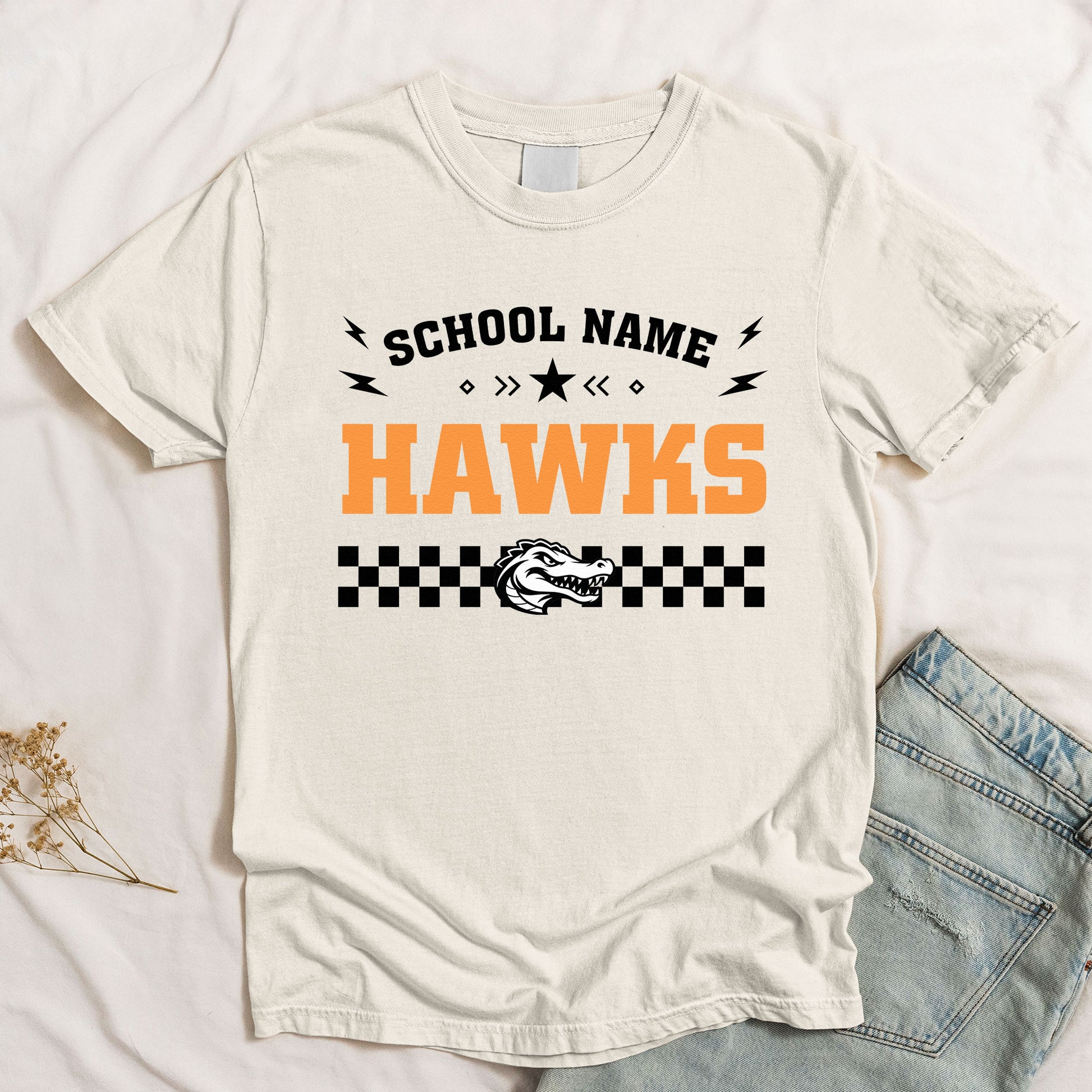 Custom-Retro-School-Mascot-Game-Day-School-Spirit-Personalized-Shirt-3