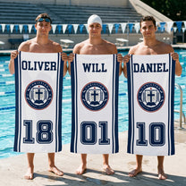 Custom-School-Logo--Personalized-Beach-Towel-1