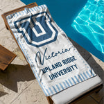 Custom-School-Logo-Personalized-Beach-Towel-2