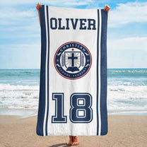 Custom-School-Logo--Personalized-Beach-Towel-2
