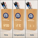 Custom_School_Logo_Personalized_Pen_Holder_With_Clock_4