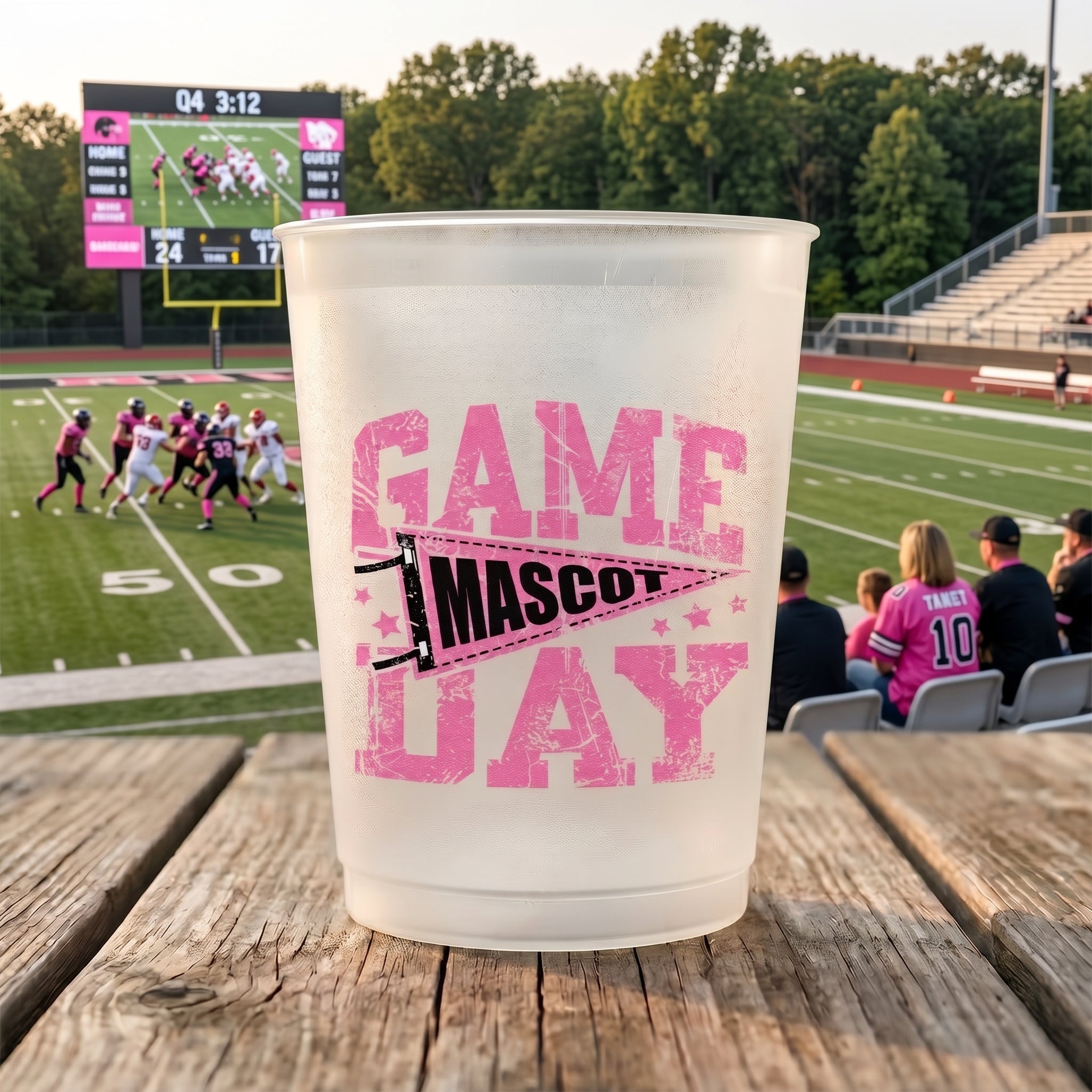 Custom-School-Mascot-Game-Day-Retro-Style-Personalized-Cups
