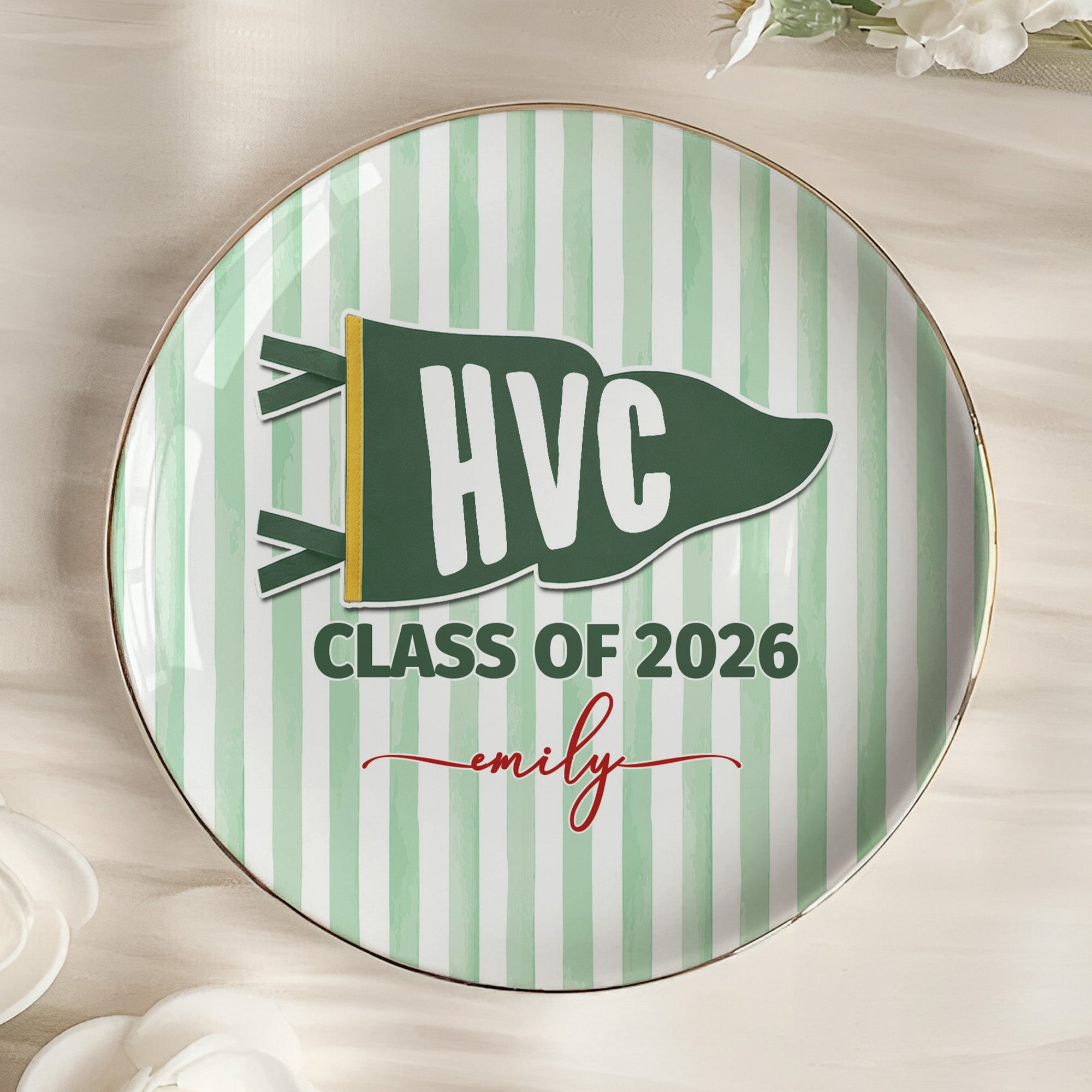 Custom-School-Pennant-Flag-Personalized-Jewelry-Dish-3