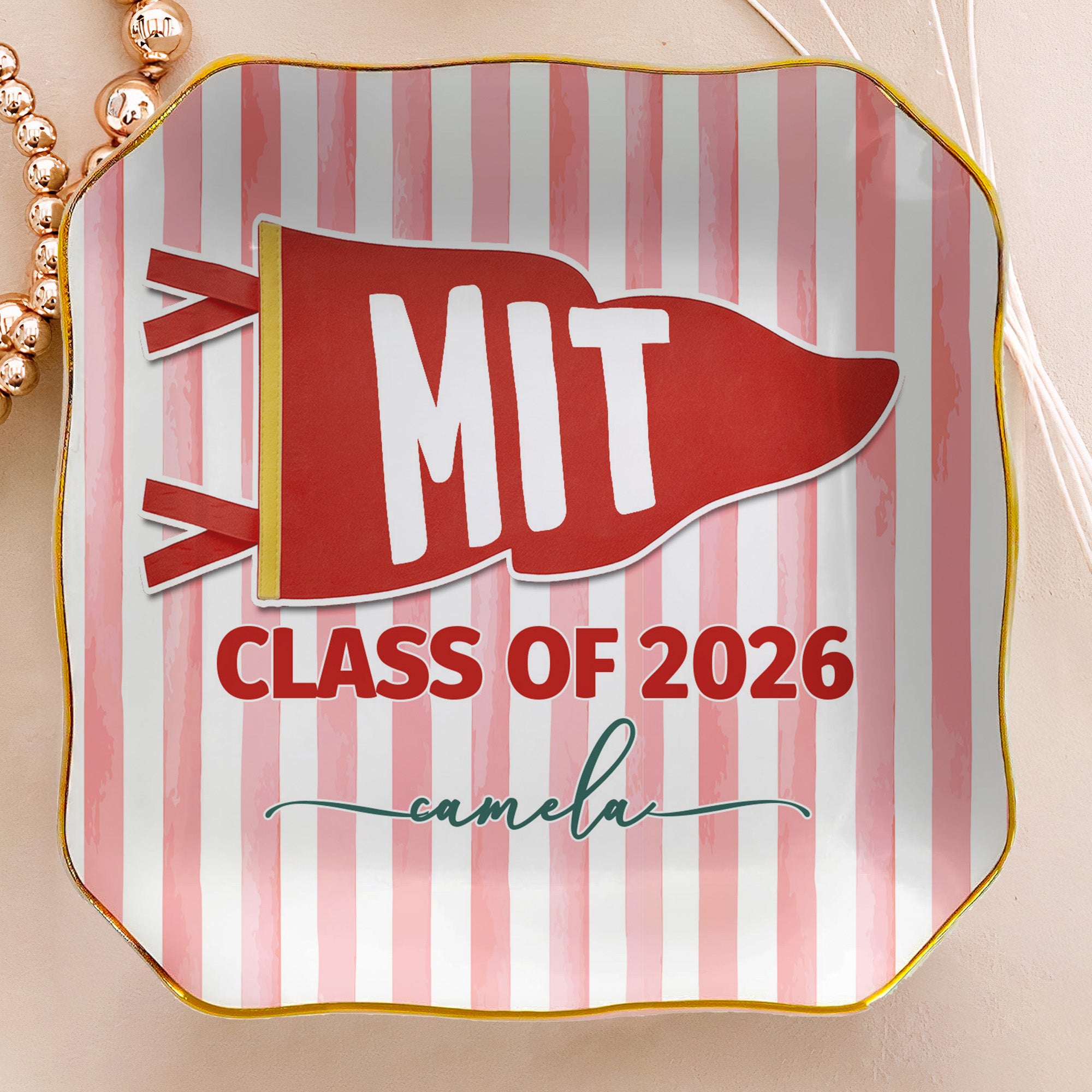 Custom-School-Pennant-Flag-Personalized-Jewelry-Dish-4