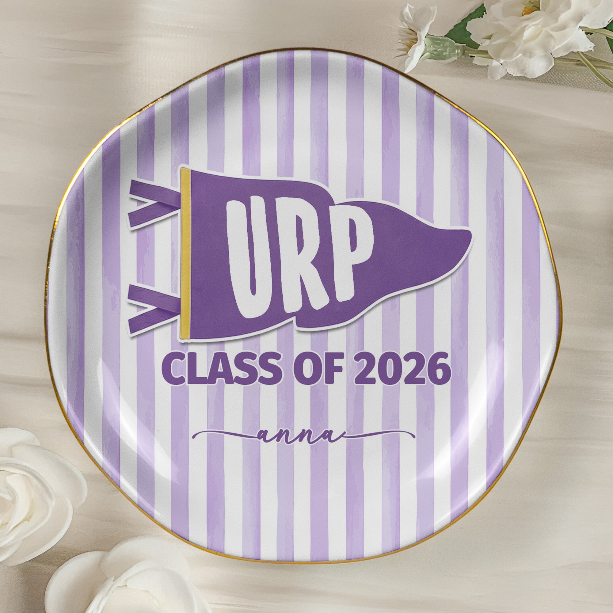 Custom-School-Pennant-Flag-Personalized-Jewelry-Dish-5