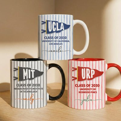Custom School Pennant Flag - Personalized Mug