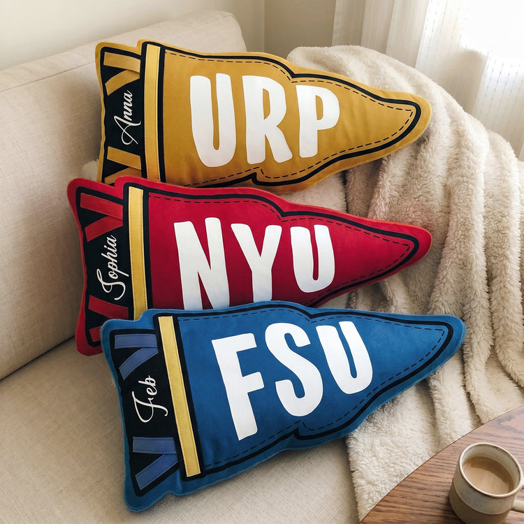 Custom-School-Pennant-Flag-Personalized-Pillow-1