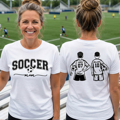 Mother's Day Gifts, Custom Soccer Mom, Grandma - Personalized Shirt