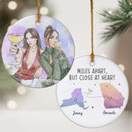 Custom-States-&-Photo-Watercolor-Art-Long-Distance-Relationship-Gifts-Personalized-Ornament-2