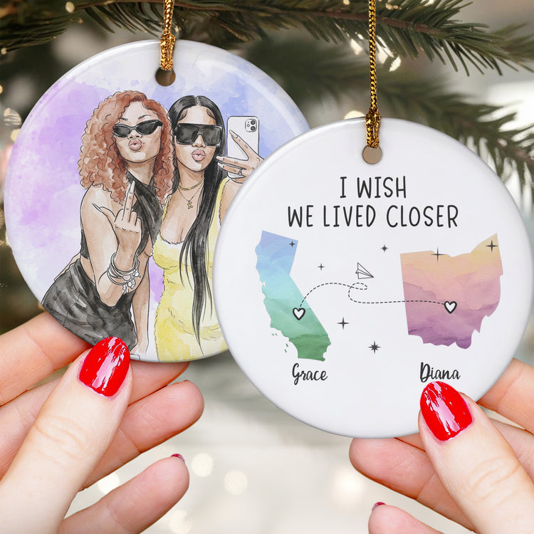 Custom-States-&-Photo-Watercolor-Art-Long-Distance-Relationship-Gifts-Personalized-Ornament-4