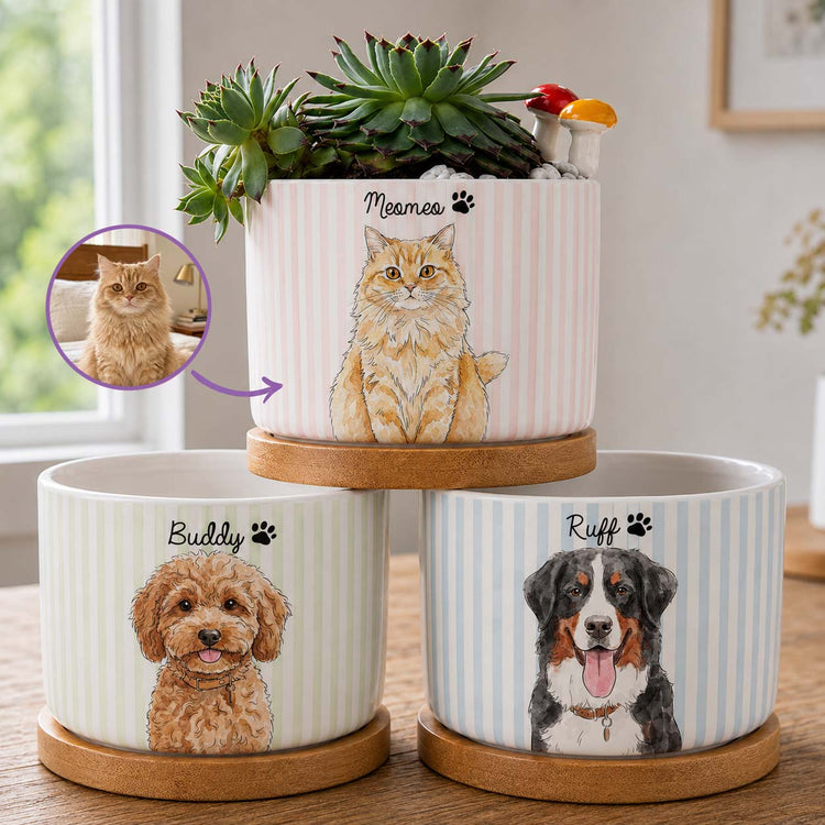 Custom-Striped--Pattern-Watercolor-Pet-Portrait-Memorial-Pet-Loss-Gift-Personalized-Plant-Pot1