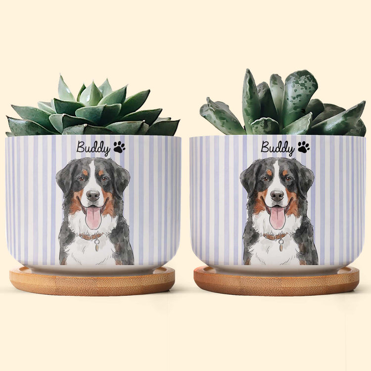 Custom-Striped--Pattern-Watercolor-Pet-Portrait-Memorial-Pet-Loss-Gift-Personalized-Plant-Pot2