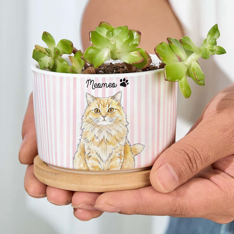Custom-Striped--Pattern-Watercolor-Pet-Portrait-Memorial-Pet-Loss-Gift-Personalized-Plant-Pot6