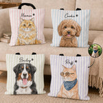 Custom-Striped-Pattern-Watercolor-Pet-Portrait-Personalized-Tote-Bag1