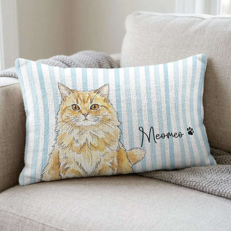 Custom-Striped-Pet-Portrait-Watercolor-Woven-Pillow-Personalized-Pillow-Cover-2