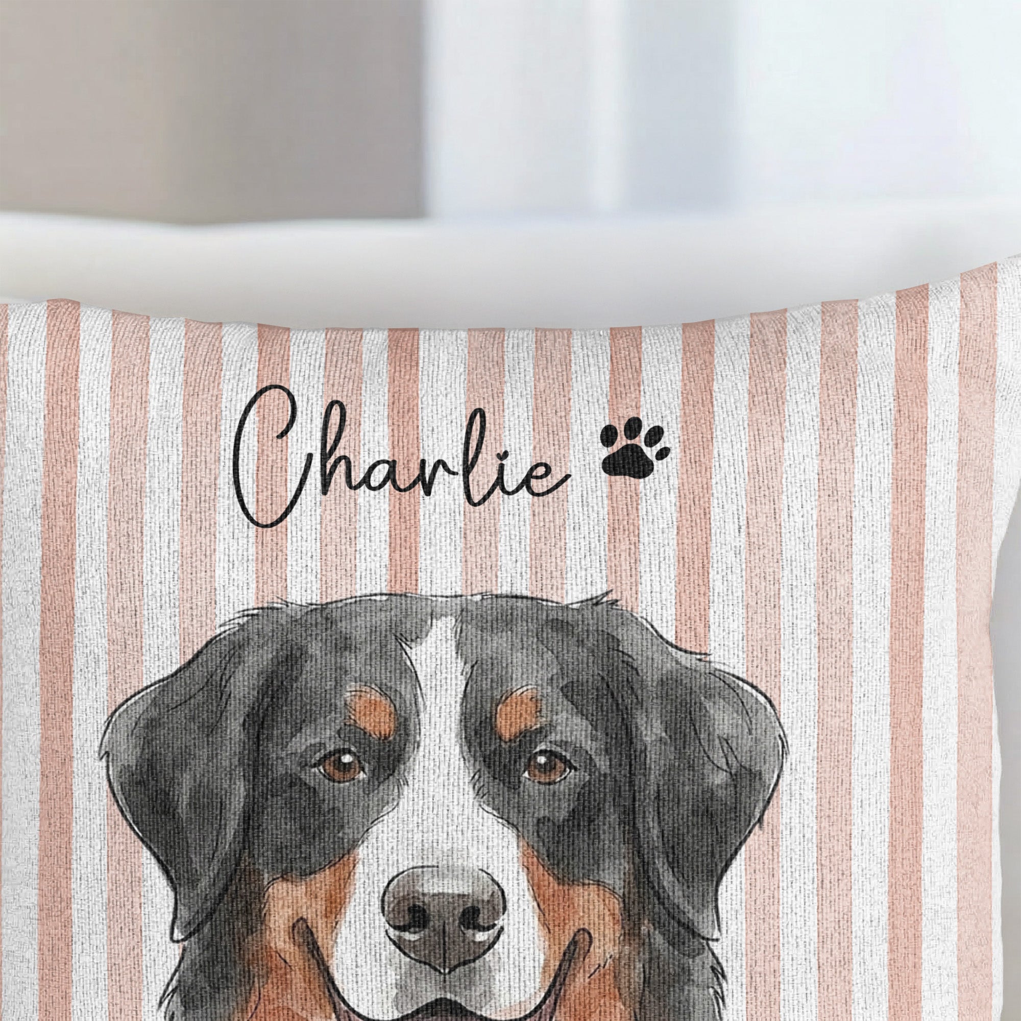 Custom-Striped-Pet-Portrait-Watercolor-Woven-Pillow-Personalized-Pillow-Cover-5